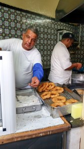 The Donut Man in Sidi Bou Said.