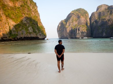 Maya Bay Beach Walking